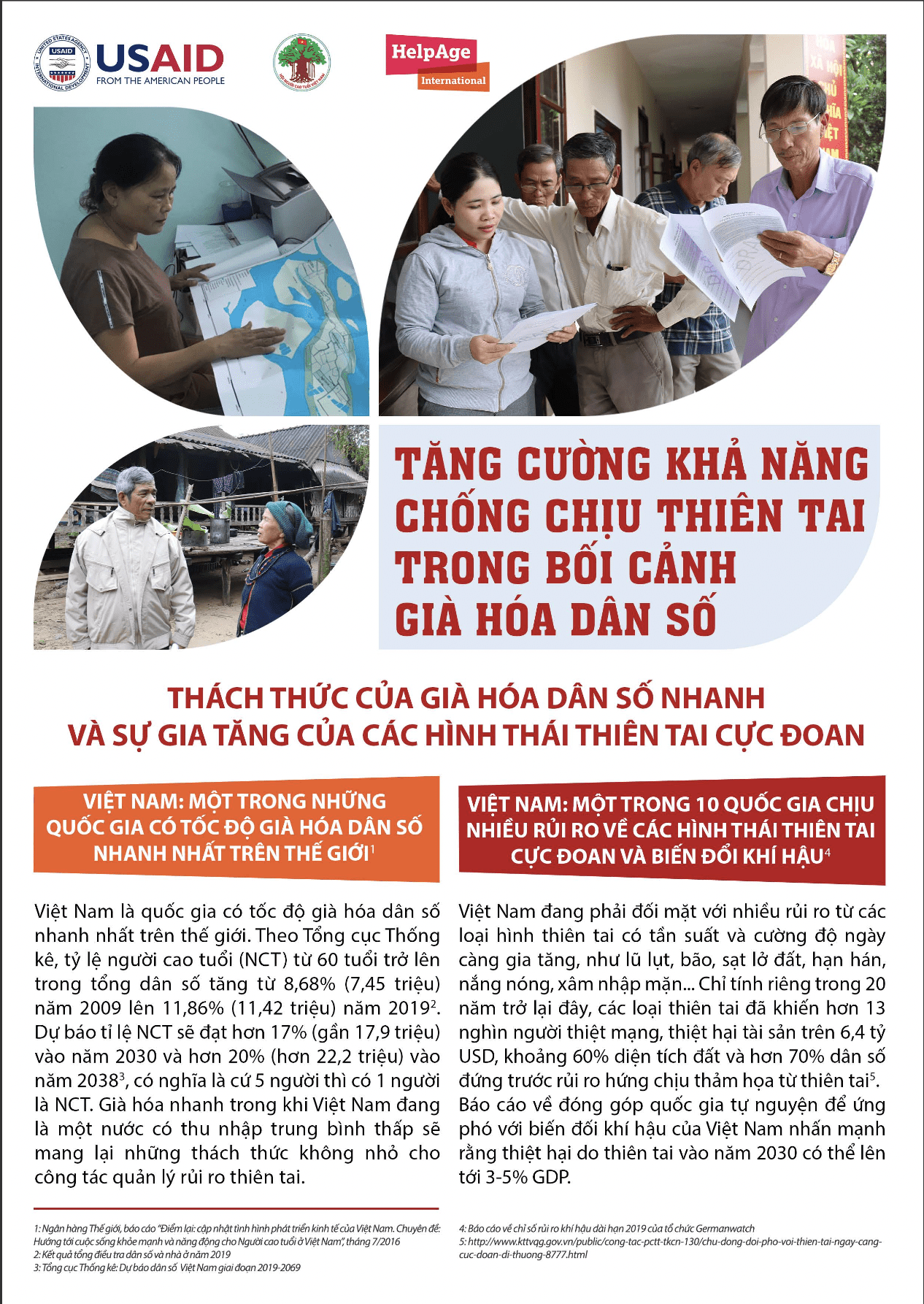 [Tờ rơi] Tăng cường khả năng chống chịu thiên tai trong bối cảnh già hoá dân số