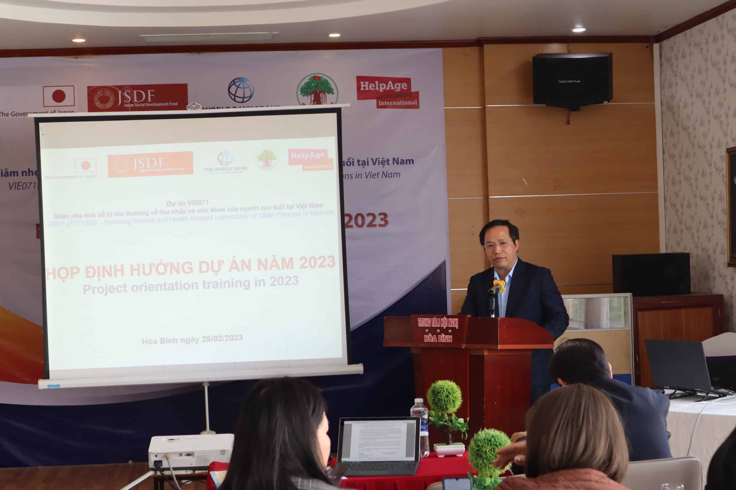Họp định hướng Dự án VIE071 năm 2023 tại tỉnh Hòa Bình